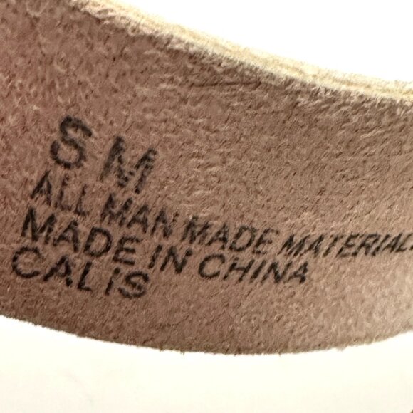 Cliffs by White Mountain Sandals Rose Gold Corkbed Toe Loop Buckle Women Size 8M - Picture 4 of 8